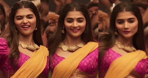 Pooja hegde in green colour dress glamour photoshoot