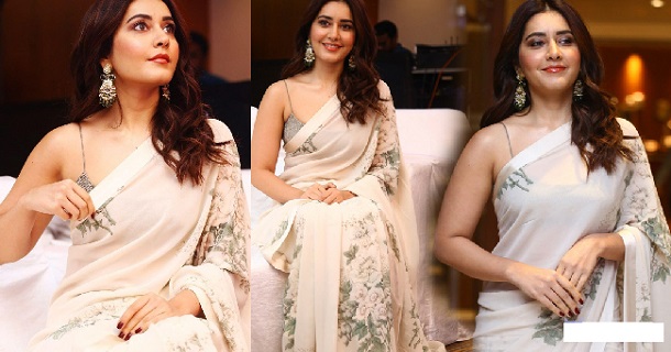 Rashi khanna half sleeve dress getting likes and shares