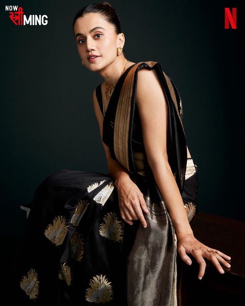 Tapsee pannu latest hot photoshoot for popular book cover