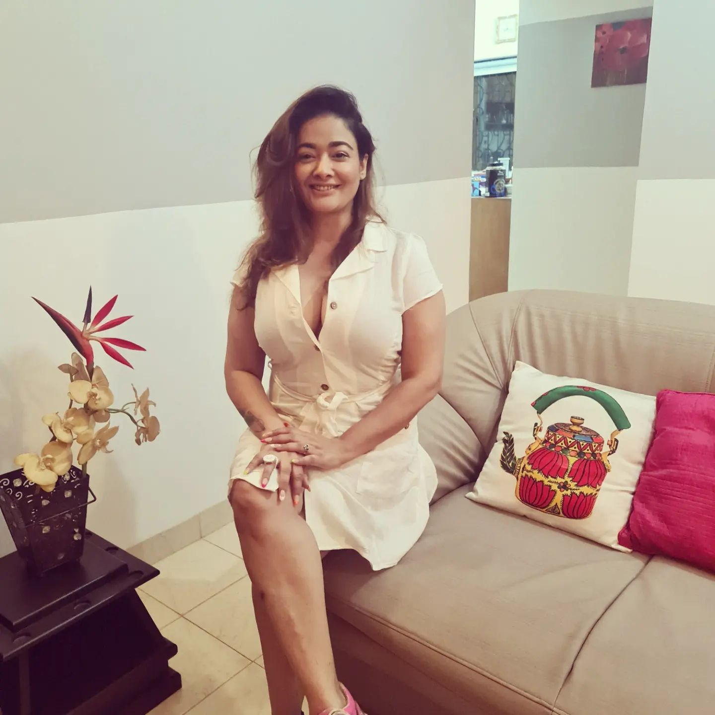 Kiran rathod unbuttons and poses ultra glamour stills