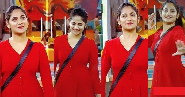 Losliya mariyanesan latest reels video getting viral on insta