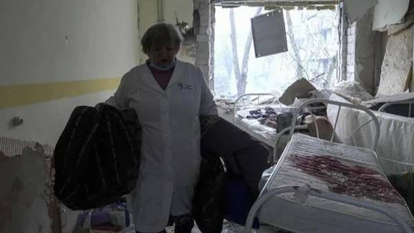 Russia launched its attack on a childcare hospital of ukraine