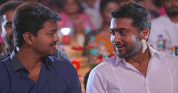 Surya speech about vijay in etharkum thuninthavan promotion stage