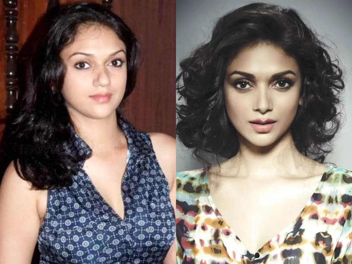 Aditi rao old photos before plastic surgery getting viral on internet