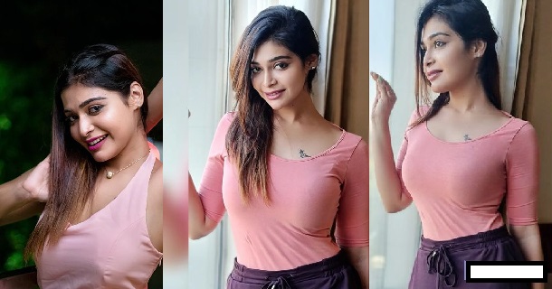 Dharsha gupta posing in hot glamour pose getting trending