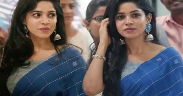 Divyabharathi hot photos in tight black modern dress