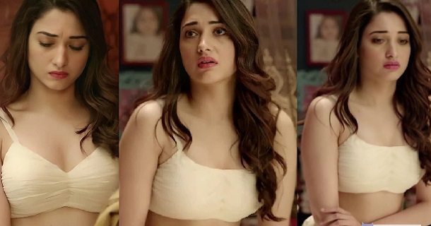 Tamanna bhatia orange suit hot photos impressing fans