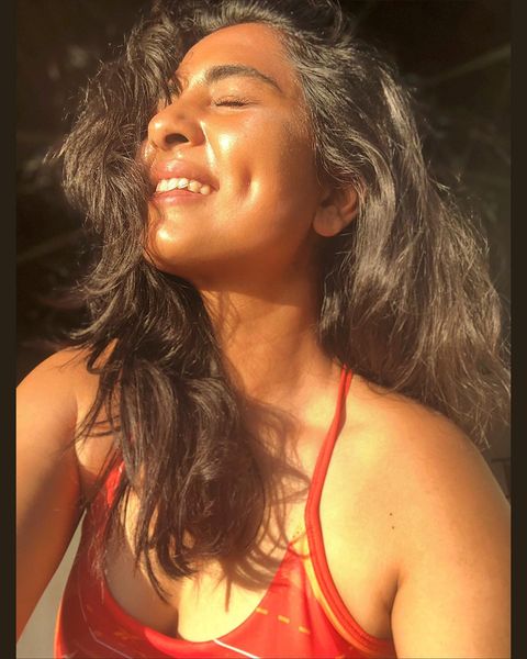 Srushti dange latest photos in bikini dress getting trending