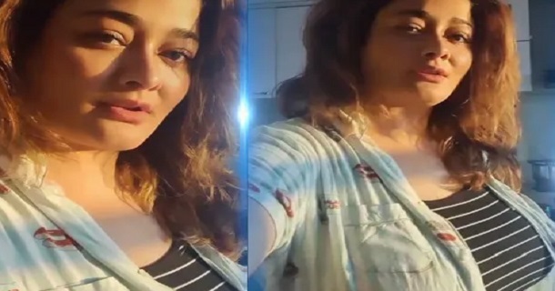 kiran rathod hot photos in red short gown getting viral