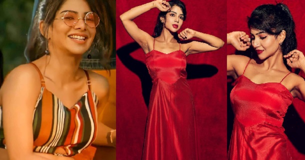 Pavithra lakshmi hot latest photos in transparent saree