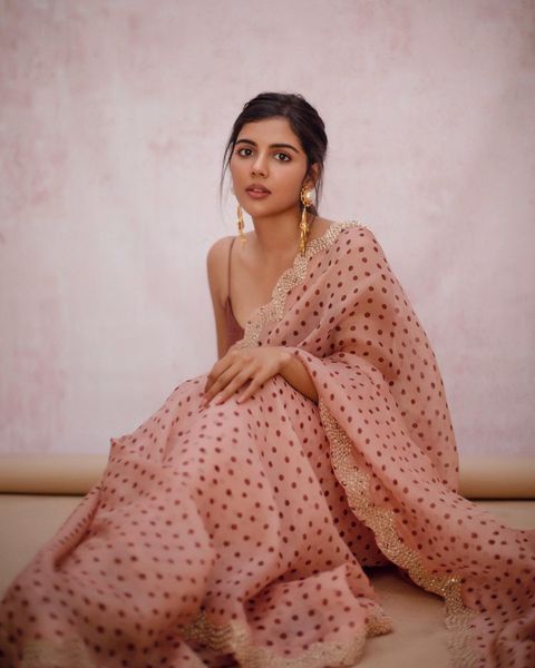 Kalyani priyadharshan hot transparent saree photos