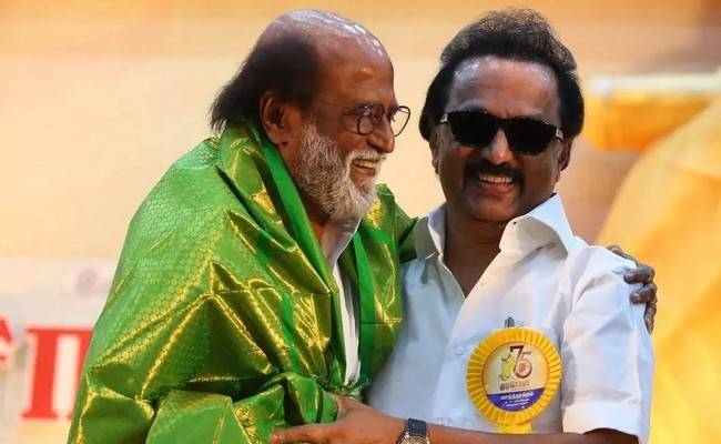 Stalin tweets about rajinikanth phone call viral