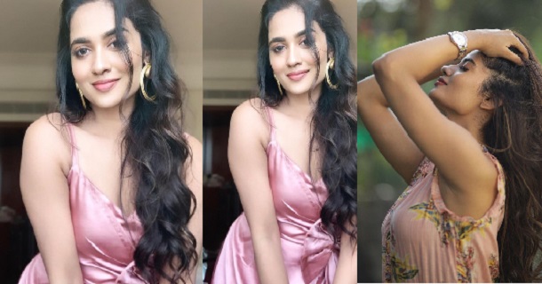 Teju ashwini latest modern dress photoshoot