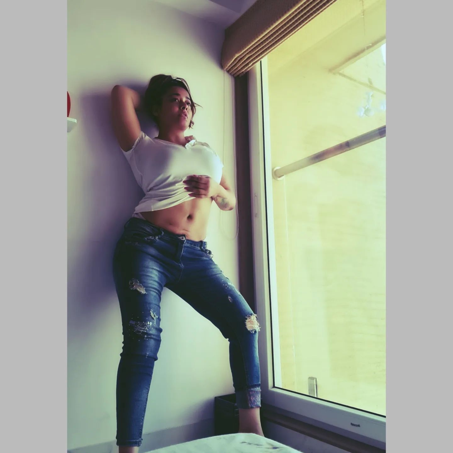 Kiran rathod hot posing in jean and top getting viral