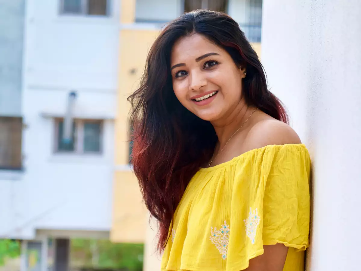 Sharanya turadi hot full gown swirl photos posted on social media