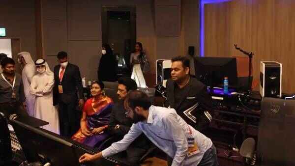 Stalin and arrahman in rahmans dubai studio photos getting viral