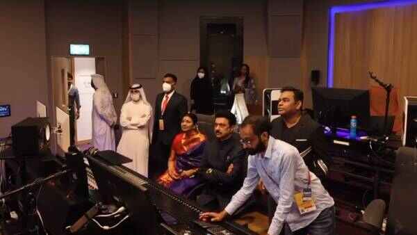 Stalin and arrahman in rahmans dubai studio photos getting viral