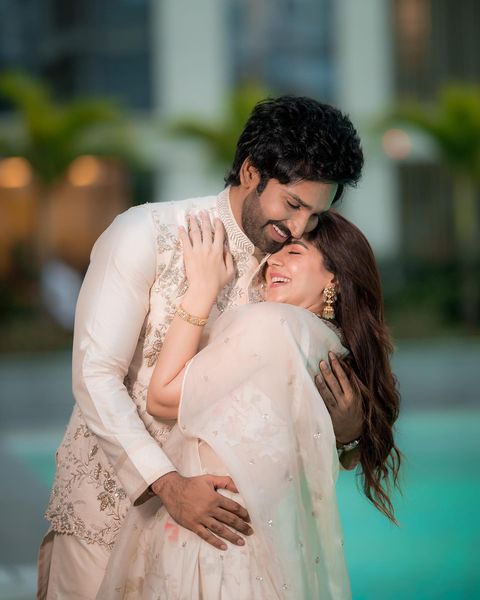 Actor aadhi and actress nikki galrani engagement video getting viral