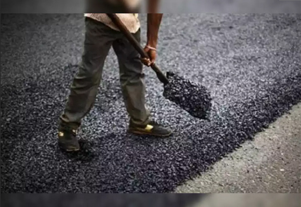 Plastic waste roads in kancheepuram work started