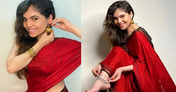 Sherin shringar hot hip show getting viral on social media