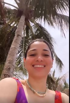 Tamannah bhatia hot video from maldives vacation