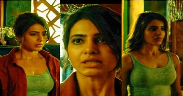 Samantha hot workout video on social media