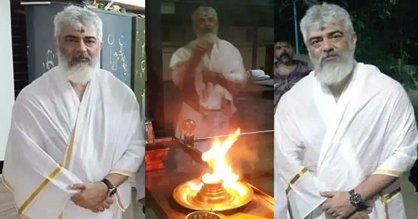 Ajith kumar visits guruvayur temple photos getting viral