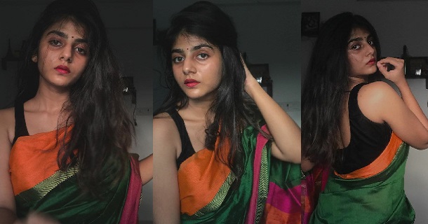 Gabriella charlton hot latest black lehenga dress photoshoot