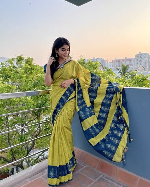 Pavithra lakshmi hot saree photoshoot stills viral