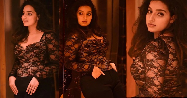 Malavika menon hot yellow transparent nighty photos and video