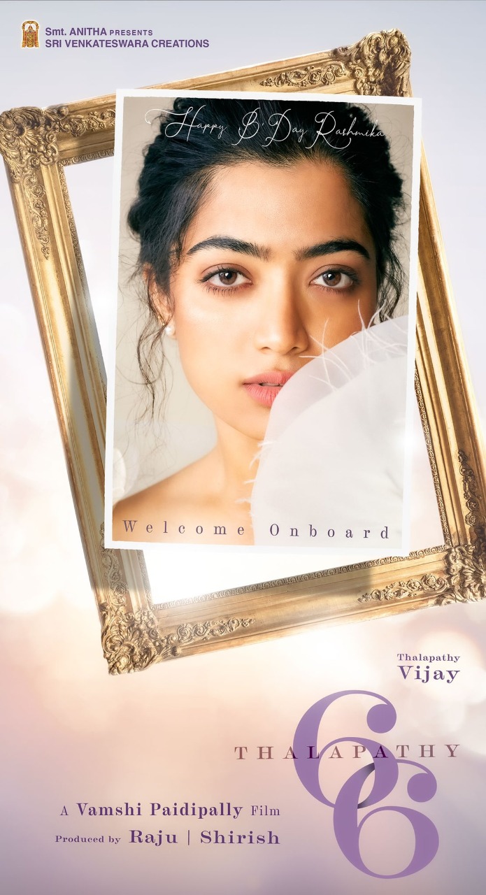 Rashmika mandanna onboard thalapathy66 cast and crew