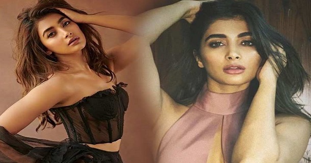 Pooja hegde hot photos in sleeveless dress spotted in public place