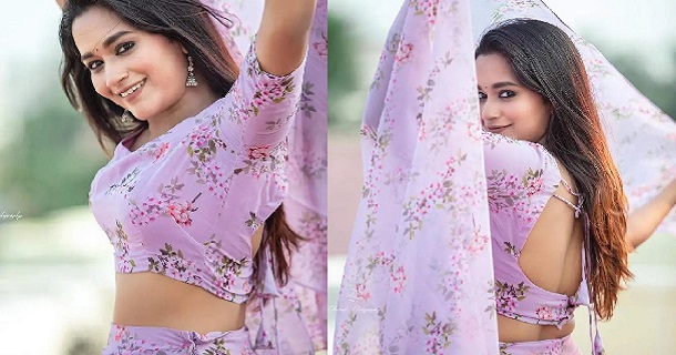 Kavya arivumani hot photos in black short dress low angle photoshoot pics