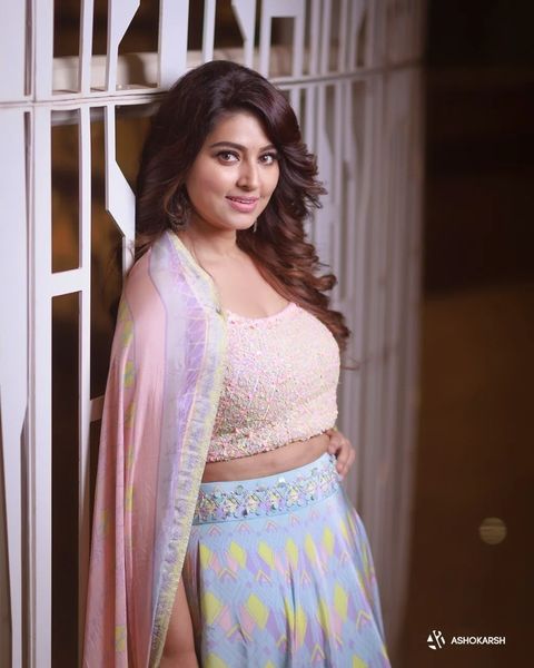 Sneha hot photoshoot in modern dress showing hip