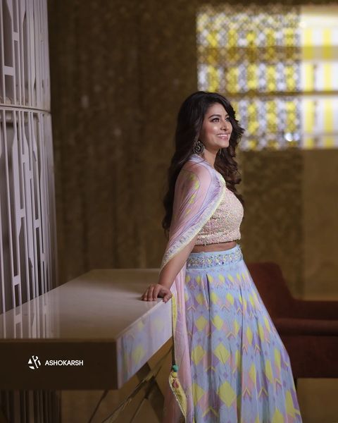 Sneha hot photoshoot in modern dress showing hip