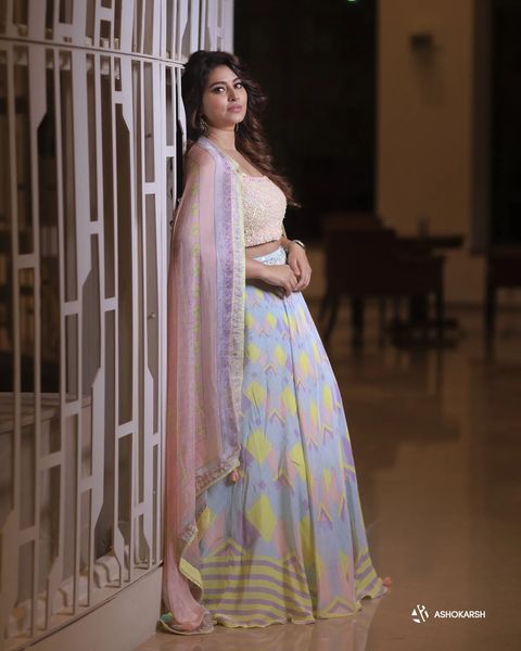 Sneha hot photoshoot in modern dress showing hip