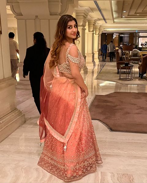 Yashika anandh hot photos and video in grand lehenga posted on social media