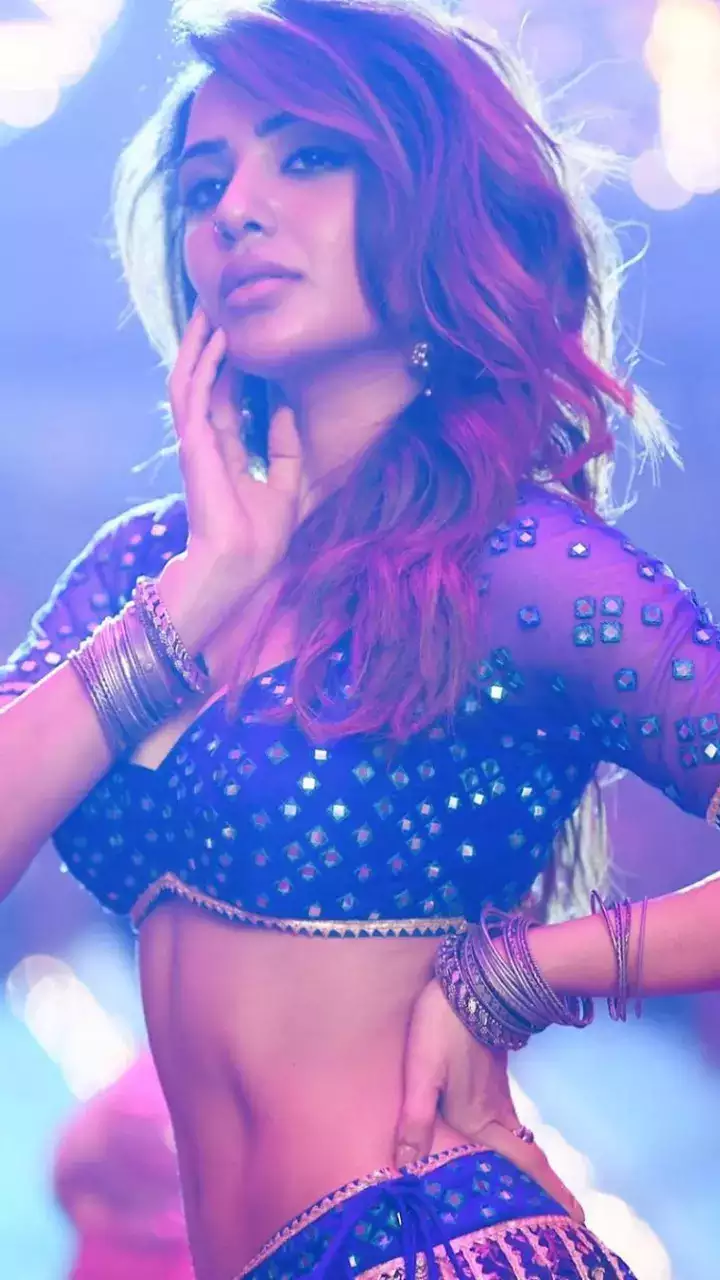 Samantha hot video in two piece dress glamour getting viral