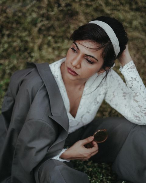 Madonna sebastian hot top angle photos getting viral on social media