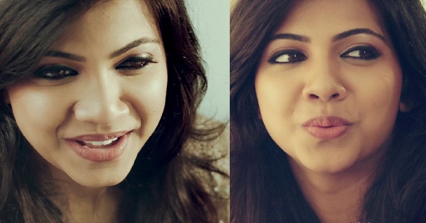 Madonna sebastian hot top angle photos getting viral on social media