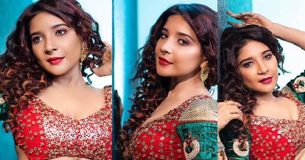 Sakshi agarwal hot photoshoot for famour oo solriya song number