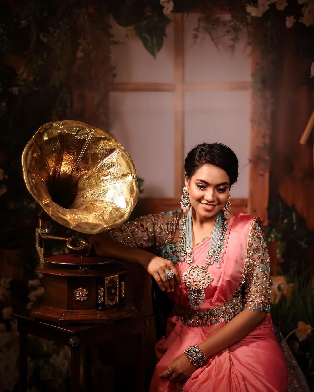 Pavithra janani hot photos in saree getting trending on social media