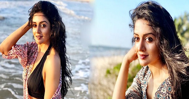 Vimala raman hot short gown photos showing thighs getting viral on social media