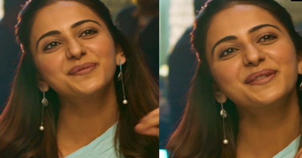 Rakul preet singh hot dress without sleeve trending