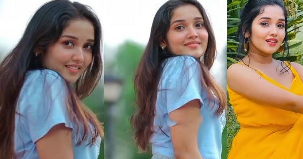 Anikha surendran hot photos in floating saree