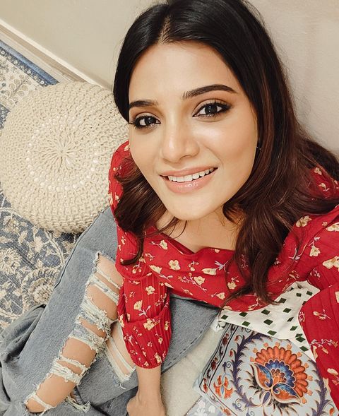 Aathmika hot photos and reel video getting likes and shares