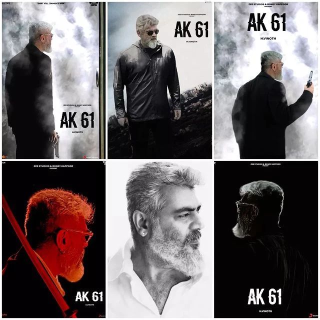 Ajith kumar fanmade ak61 posters has been shared by vignesh shivan