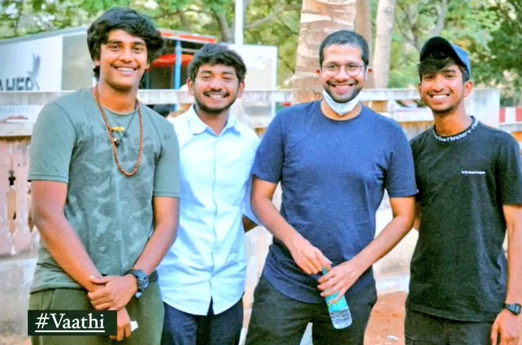 Vaathi film photos getting viral ken karunas joins the team