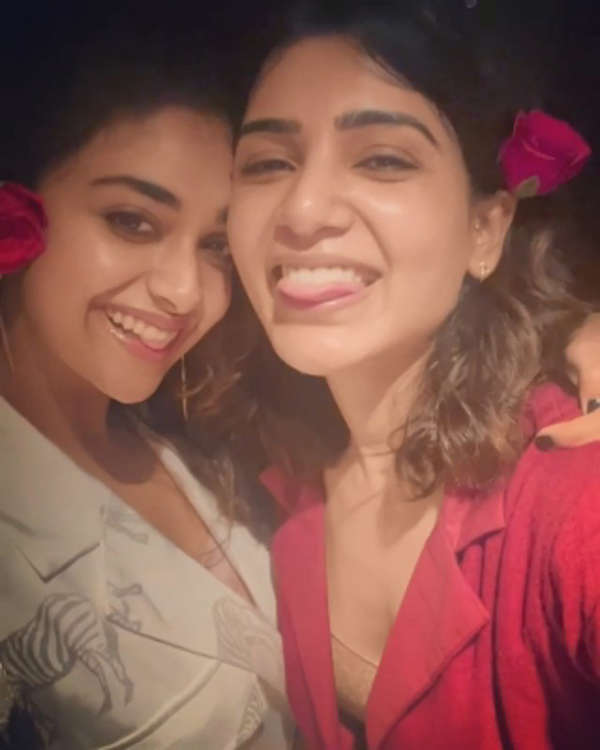 Keerthy suresh shares unseen photo of samantha and wishes for her birthday