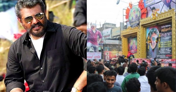 Vijay tv serial actor praises about ajith fans in theatre